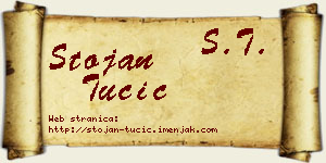 Stojan Tucić vizit kartica